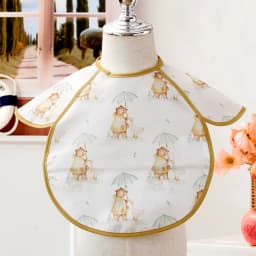 Elinfant New Fashion Pattern Waterproof Pocket Lunch Feeding Bibs Reusable Baby Bibs Cute Children Baby Apron Kids Burp Cloths