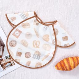 Elinfant New Fashion Pattern Waterproof Pocket Lunch Feeding Bibs Reusable Baby Bibs Cute Children Baby Apron Kids Burp Cloths