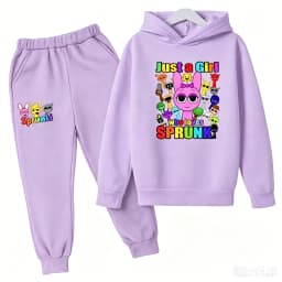 Sprunki Kids Clothes Hoodie+pants Age 2-12 Boy Girl Incredibox Anime Figures Sweatshirt Spring Autumn Pullover for Children Sets