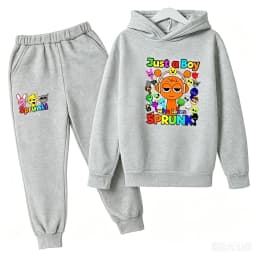 Sprunki Kids Clothes Hoodie+pants Age 2-12 Boy Girl Incredibox Anime Figures Sweatshirt Spring Autumn Pullover for Children Sets
