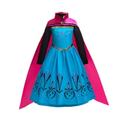 Little Girls Snow Queen Elsa Princess Dress Kids Cosplay Gown Costume Halloween Birthday Party Outfit 2‑10Yrs