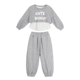 Spring Autumn New Style Children's Clothing Sets Baby Girls O Neck Sweatshirt Pants Two Piece Set Kids Breathable Thin Tracksuit