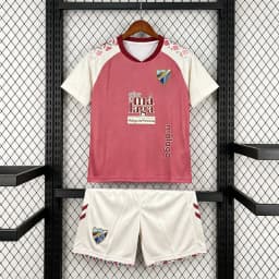 26-27 New Malaga Football Shirt Set 3D Printed Quick Drying Sports Men's and Women's T-shirt Set Family Matching