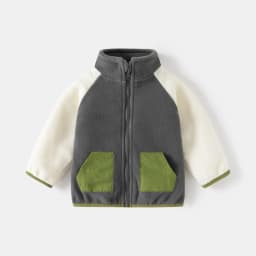 Ircomll New Children Boys Polar Fleece Jacket Autumn Winter Kids Coat Causal Toddler Stand Collar Zipper Outwear Boys Clothing