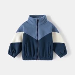 Ircomll New Children Boys Polar Fleece Jacket Autumn Winter Kids Coat Causal Toddler Stand Collar Zipper Outwear Boys Clothing