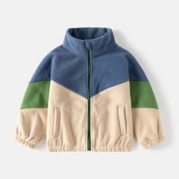 Ircomll New Children Boys Polar Fleece Jacket Autumn Winter Kids Coat Causal Toddler Stand Collar Zipper Outwear Boys Clothing