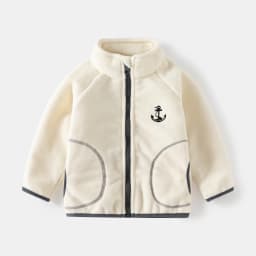 Ircomll New Children Boys Polar Fleece Jacket Autumn Winter Kids Coat Causal Toddler Stand Collar Zipper Outwear Boys Clothing