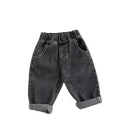 2026 New Autumn Baby Boys Denim Pants Solid Color Infants Baby Pants Jeans Casual Pants