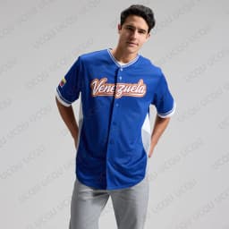 2026 Venezuela Baseball Jackson Chourio Home Stadium Jersey Baseball Classic Mens Fan Shirt Adults Kids Tee