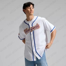 2026 Venezuela Baseball Jackson Chourio Home Stadium Jersey Baseball Classic Mens Fan Shirt Adults Kids Tee