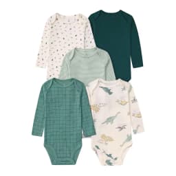 Unisex 4-5Pieces Newborn Bodysuits Cotton Baby Girl Clothes Summer Baby Boy Clothes Cartoon Printed Infant Bebe Clothes 6-24M