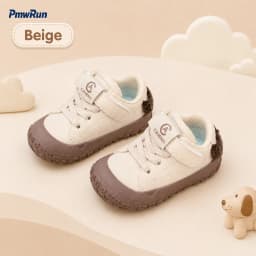 Cute Sport Shoes For Children PU Leather Waterproof Boy's Girl's Running Footwear Ergonomics Toddler Kid's Sneakers Casual Shoes