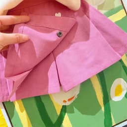 Fashion Girls Clothing Set Summer New Heart Embroidery Print Doll Collar T-shirt+Short Pants 2Pcs Suit For 3 4 5 6 8 Years Kids