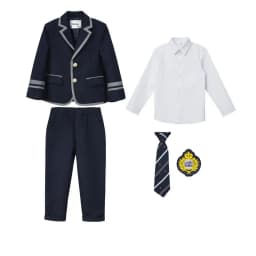 Child School Uniform Girls Korean Japanese Navy Jacket Pleated Skirt Boys Formal Dress Suits Kids Student Clothes Class Sets