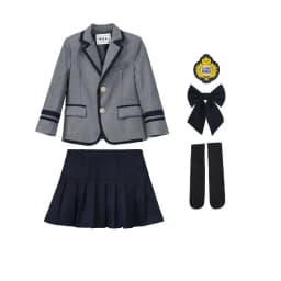 Child School Uniform Girls Korean Japanese Navy Jacket Pleated Skirt Boys Formal Dress Suits Kids Student Clothes Class Sets