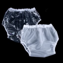 2pcs Reusable Adult Cloth Diaper Cover Pull-On-Cover Incontinence Pants Waterproof Protection to GO ON TOP with Diapers & Briefs