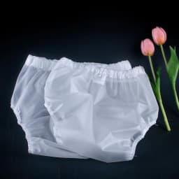 2pcs Reusable Adult Cloth Diaper Cover Pull-On-Cover Incontinence Pants Waterproof Protection to GO ON TOP with Diapers & Briefs