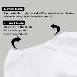 2pcs Reusable Adult Cloth Diaper Cover Pull-On-Cover Incontinence Pants Waterproof Protection to GO ON TOP with Diapers & Briefs