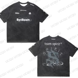 2026 New Summer Unisex Donk #25 Team Spirit CSGO2 Esports Graphic T Shirt Vintage Oversized Gaming Fan Kids Tee