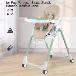 kid Highchair Seat Cushion For PegPerego Siesta Prima Pappa Zero3 Dinner Chair With Harness Shoulder Crotch Pad Baby Accessories