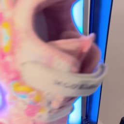 MGO Kidss Spring and Autumn New Girls' Shoes Glow Shoes Flashing Shoes rainbow Pony Daddy Shoes Children's Sports Shoes Girls so