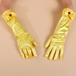 Wholesale 10pairs/lot Princess Girls Long Gloves Finger Set for Birthday Party Wedding Elsa Anna Belle Sofia  Accessories Mitten