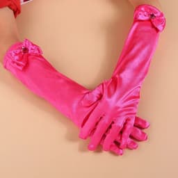 Wholesale 10pairs/lot Princess Girls Long Gloves Finger Set for Birthday Party Wedding Elsa Anna Belle Sofia  Accessories Mitten