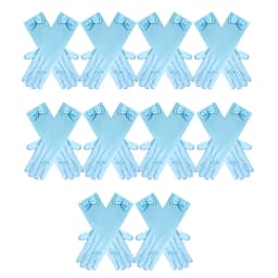 Wholesale 10pairs/lot Princess Girls Long Gloves Finger Set for Birthday Party Wedding Elsa Anna Belle Sofia  Accessories Mitten