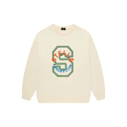 Boys' long sleeved hoodie autumn new sportswear with fun letter printing 100% pure cotton children's pullover clothing