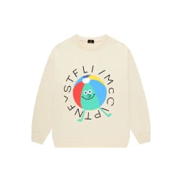 Boys' long sleeved hoodie autumn new sportswear with fun letter printing 100% pure cotton children's pullover clothing