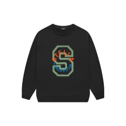 Boys' long sleeved hoodie autumn new sportswear with fun letter printing 100% pure cotton children's pullover clothing