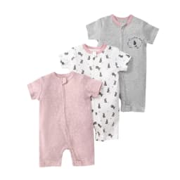 3PCS/Lot Summer Baby Rompers Baby Girls Clothing 100% Cotton Newborn Baby Boy Clothes Infant Jumpsuits Short Sleeve Kids Clothes
