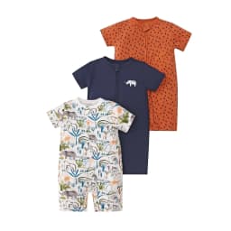3PCS/Lot Summer Baby Rompers Baby Girls Clothing 100% Cotton Newborn Baby Boy Clothes Infant Jumpsuits Short Sleeve Kids Clothes