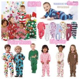 One-Piece Pajamas for Children Aged 3-10, Pajamas for Boys and Girls, Fleece One-Piece Suits, Soft and Warm