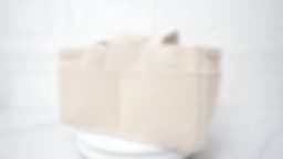 Portable Baby Diaper Caddy Organizer Soft Corduroy Storage Basket with Handle Foldable Multi-pocket Newborn Nappy Toy Organizer