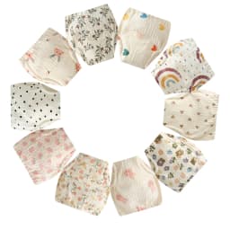 10 Pcs Reusable Baby Training Pants Washable Kids Cloth Diaper Nappies Changing Underwear Infant Toddler Potty Training Panties