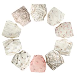 10 Pcs Reusable Baby Training Pants Washable Kids Cloth Diaper Nappies Changing Underwear Infant Toddler Potty Training Panties