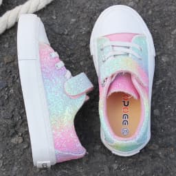 9058 Fashionable and Trendy Boy and Girl Board Shoes, Children's Shoes with Velcro, Breathable and Lightweight Walking Shoes