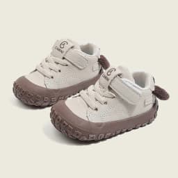 Children’s Running Shoes Fashion Casual Cute Shoes Spring Autumn 2026 Sports Shoes for Boys Girls Toddler Size 16-26 Beige Pink