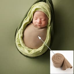 25 Colors Soft Stretch Baby Wraps Newborn Wrap Photography Props Studio Photo Shoot Background Cloth Prop Accessories 180cmx33cm