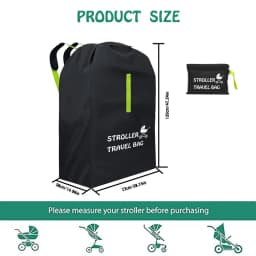 Baby Stroller Travel Bag with Shoulder Belt Pram Universal Dust Bag Organizer Kindergarten Carts Accessories Walker Cribs Bags