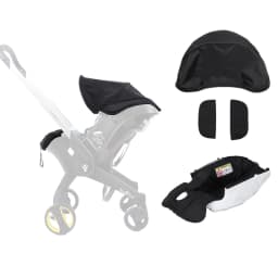 4IN 1 Car Seat Stroller Accessories Doona Replacement Cover Kit Canopy Sunshade Seat Cushion Shoulder Pads Doona Accessories
