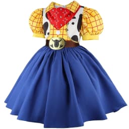Woody Role Playing Girls Dress Summer Cute Cartoon Jessie Girls Princess Dress Birthday Gifts 2 3 4 5 6 7 8 Years Kids Clothes