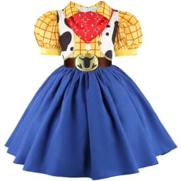 Woody Role Playing Girls Dress Summer Cute Cartoon Jessie Girls Princess Dress Birthday Gifts 2 3 4 5 6 7 8 Years Kids Clothes