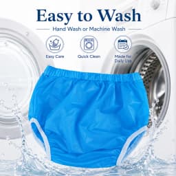 1Piece Hot Soft Silent Reusable Washable Adult Household Protective Underpants Adjustable Flexible Elastic Waistband For Body