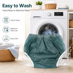 1Piece Hot Soft Silent Reusable Washable Adult Household Protective Underpants Adjustable Flexible Elastic Waistband For Body