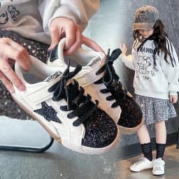 Girls' Shoes 2026 Spring New Casual Versatile Little Girls Star Sneakers Spring and Autumn Children's Sports Kids Shoes