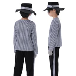 Boys Celebrity Cosplay Costume Set Sequin Jacket Pants With Accessories Kids Carnival Birthday Hip Hop Performance Outfit