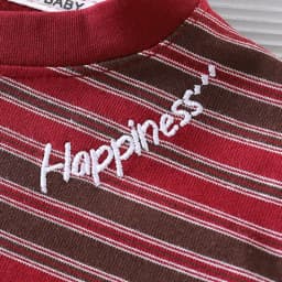 1-10Y Korean Style Kids Boys Striped Top Cotton Splicing Loose Basic Kids T-Shirt Autumn Soft Breathable Children Clothes