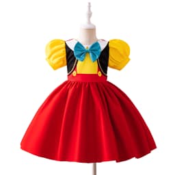 Cartoon Puppet Party Girl Dress Puppets Costumes Elegant Birthday Princess Performance Costume Halloween Carnival Kids Dresses